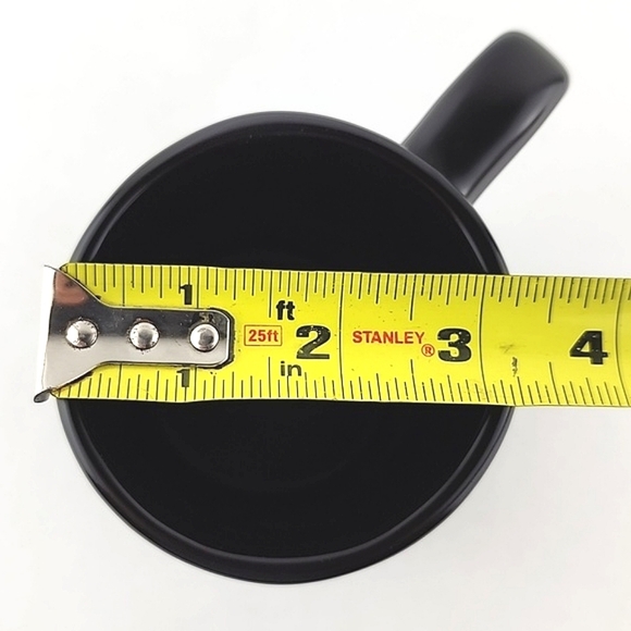 Rae Dunn Tall Black Beer  Stein Mug White Large Letters Engraved BEER - Picture 9 of 9